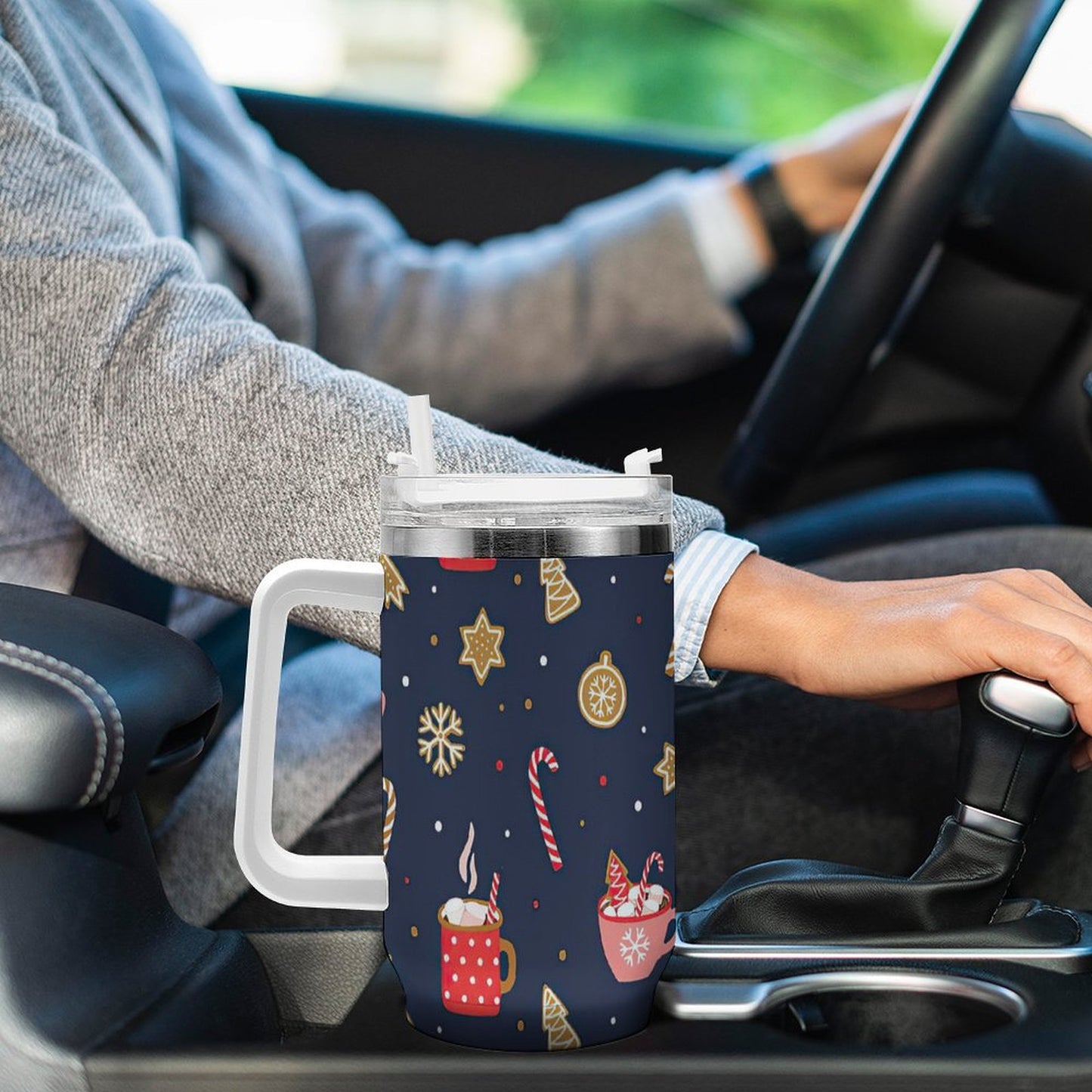 PHDT00292 POD US Local Tumbler 40 oz Large Capacity Car Cup Christmas Gifts