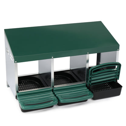US Local 3-compartment Chicken Feeding Trough