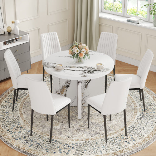 US Local Round Dining Table For 4-6 People