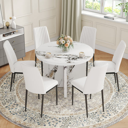 US Local Round Dining Table For 4-6 People