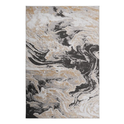 US Local LOOM  LUXE Collection 5X7 Grey  Abstract Non-Shedding Living Room Bedroom Dining Home Office Stylish And Stain Resistant Area Rug