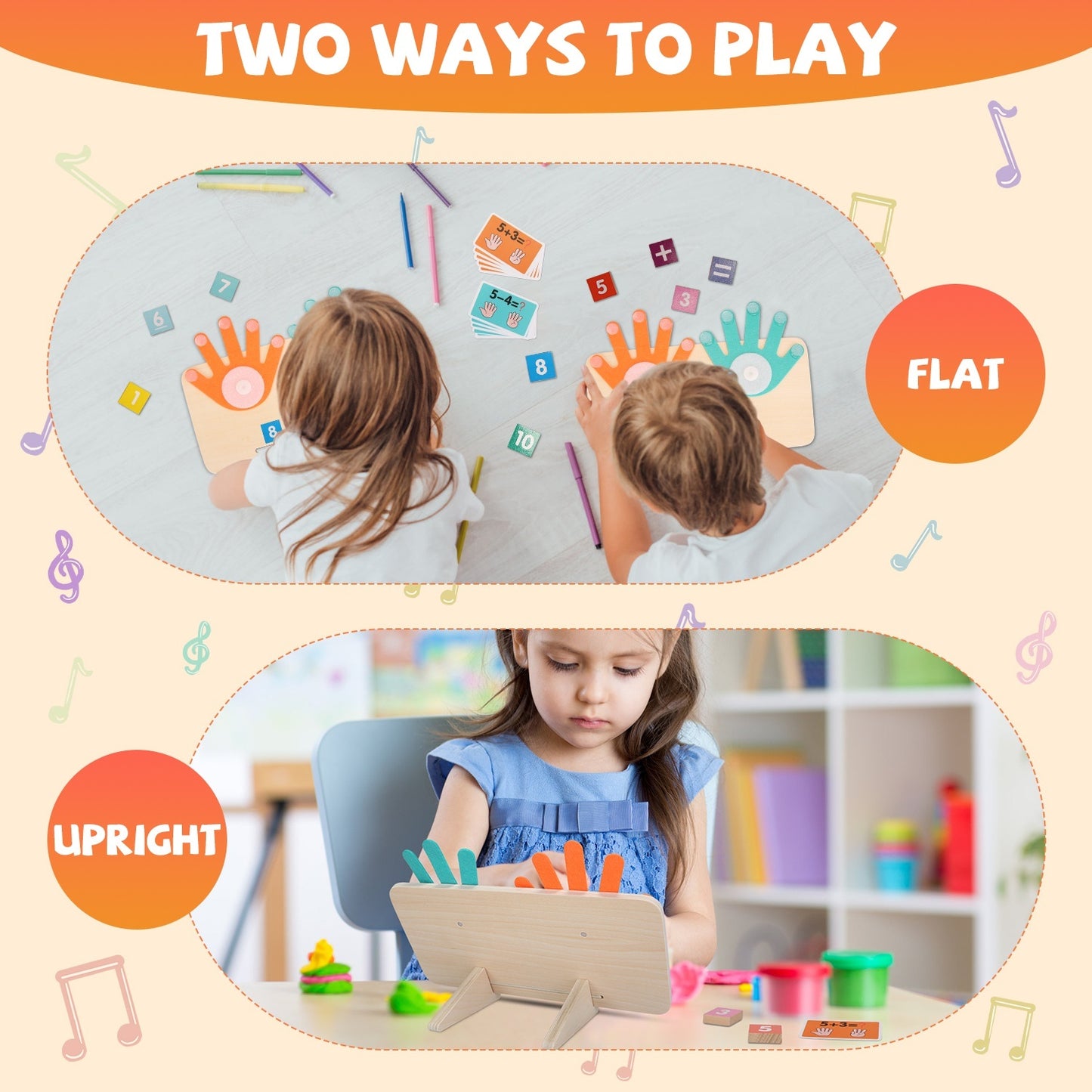 US Local Talking Flash Cards And Finger Counting Math Board Interactive Learning Toys For Kids Aged Over 3 Number Alphabet Words Song Learning
