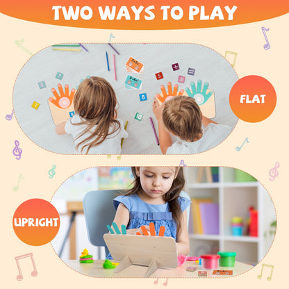 US Local Talking Flash Cards And Finger Counting Math Board Interactive Learning Toys For Kids Aged Over 3 Number Alphabet Words Song Learning