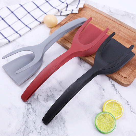 US Local Steak Spatula Is Heat-resistant And Functions As A Dual-purpose Tool For Both Flipping And Clamping Food, Making It An Essential Small Utensil For Baking And Cooking.