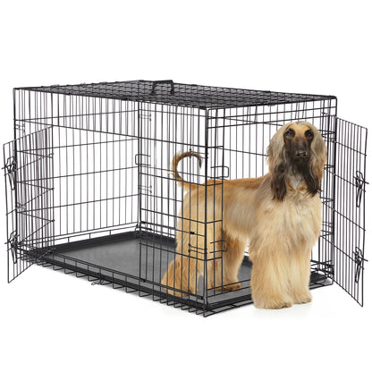 US Local A Dog Cage With Two Doors