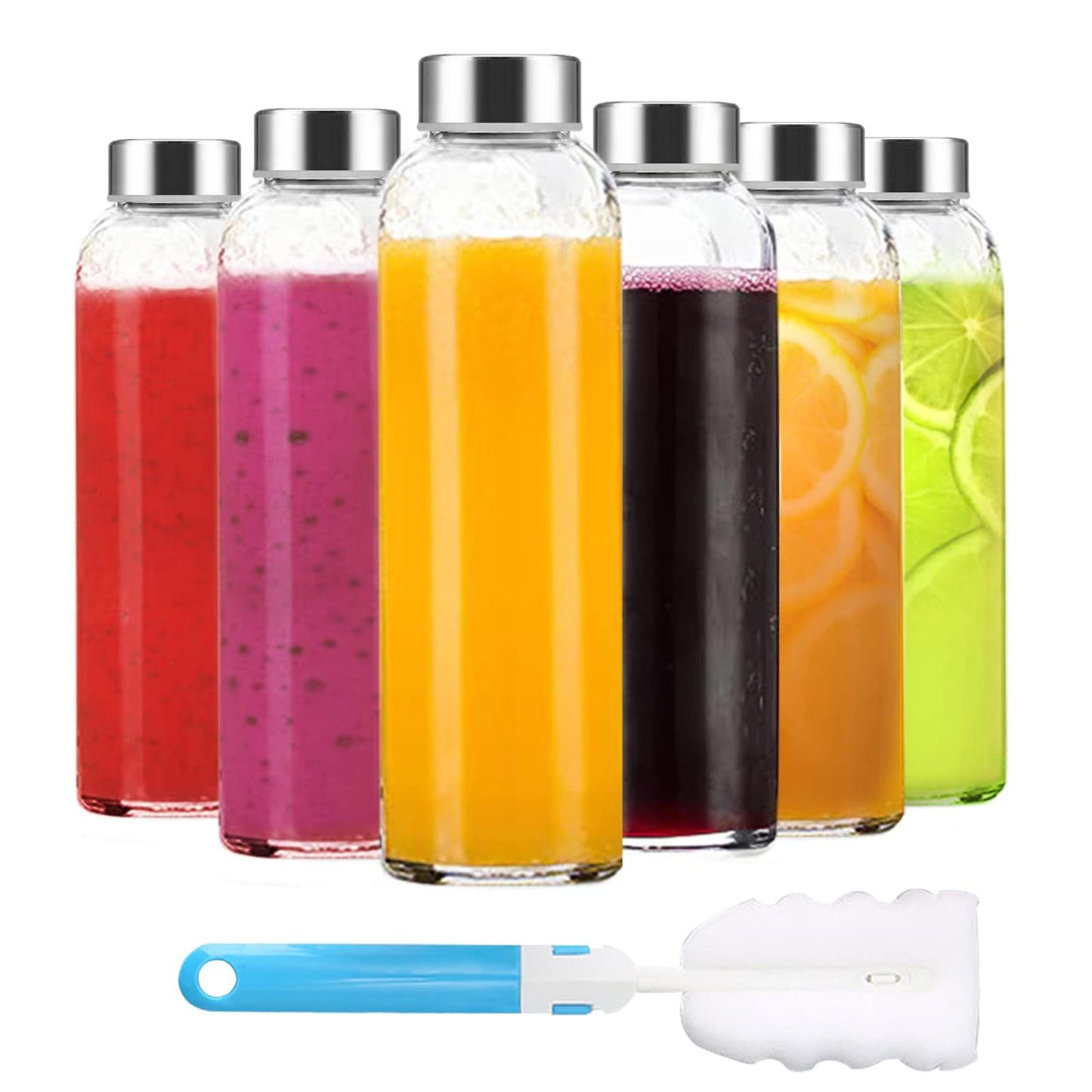 UK Local 8pc Glass Water Bottle