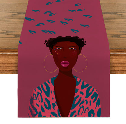 Table Runner National Geometric Tea Table