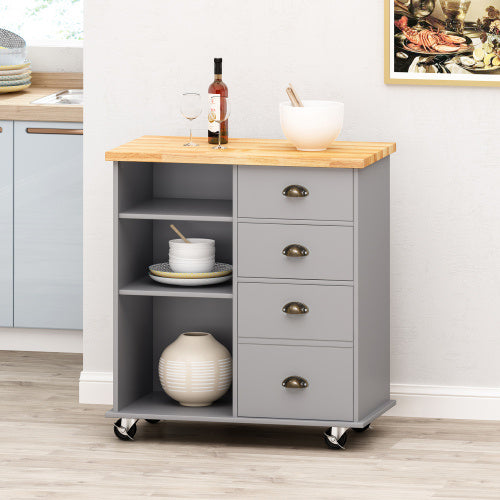 US Local Kitchen Trolley 2 Drawers - 1 Door