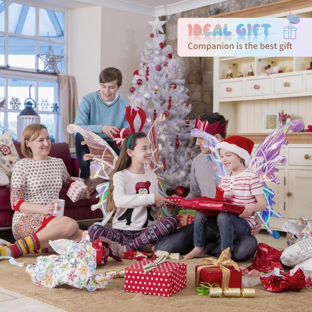 US Local Dream Wings Toy Gradient Ribbon Light Light Portable Fun And Cute Touch Girls Favorite Gift