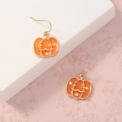 Simple Geometric Personality Halloween Earrings