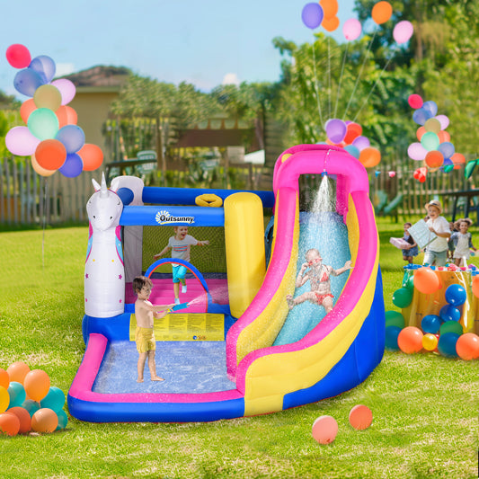 US Local Inflatable Water Slide Bounce House with Trampoline
