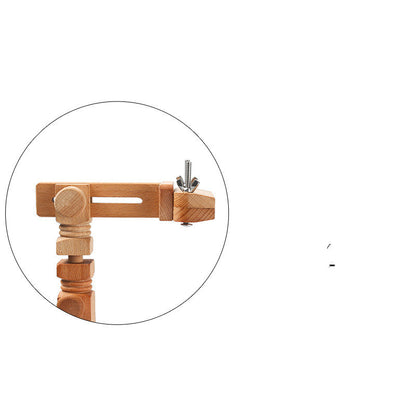 US Local Wooden Embroidery Tools Embedded Frame