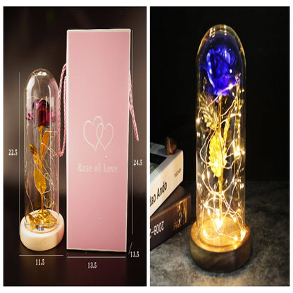 Little Prince Rose Glass Cover