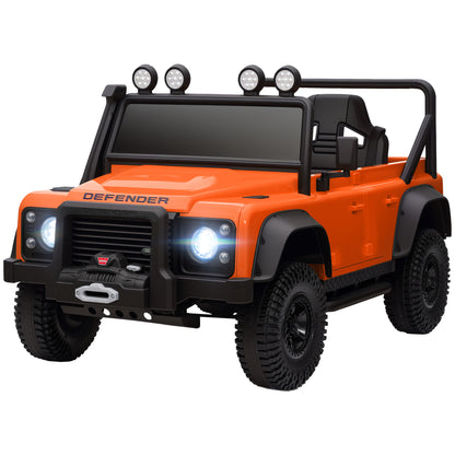 US Local Electric Car For Remote Control, Dual Motors, Spring Suspension, LED Lights, Orange
