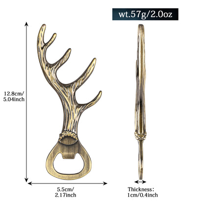 US Local Deer Antler Bottle Opener Is A Small Tool Suitable For Various Parties And Gatherings Used To Open Beer, Wine, Juice, For Bars, Restaurants, Party Supplies, Wine Accessories, Universal Gifts