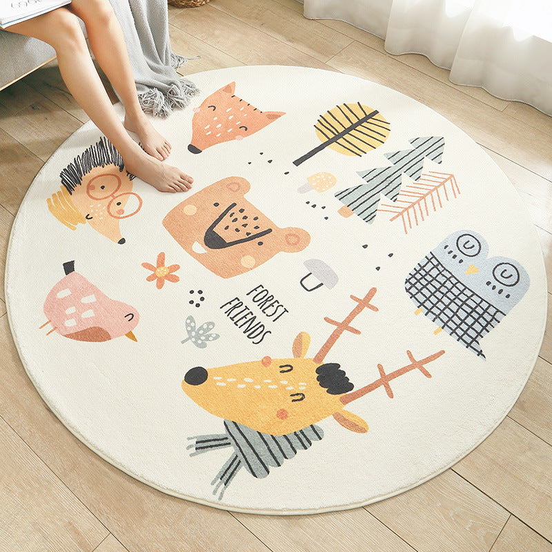 Cartoon Thickened Tea Table Blanket Bedroom