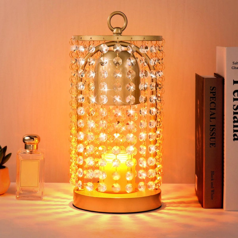 US Local Modern Bedroom Home Candle Wax Melting Lamp With Timer Dimmer