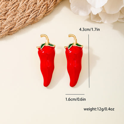 Red Chilli Women's Ear Studs Everyday Versatile