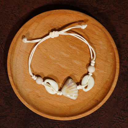 Women's All-match Artistic Marine Shell Carrying Strap