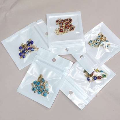 Adjustable Retro Colorful Oil Necklace Eye Bracelet