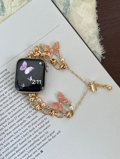 Gravel Butterfly Bead Necklace Series Strap
