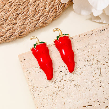 Red Chilli Women's Ear Studs Everyday Versatile