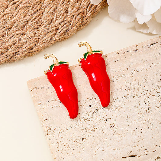 Red Chilli Women's Ear Studs Everyday Versatile