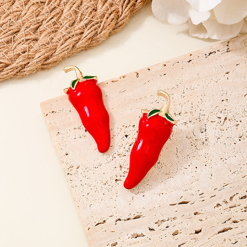 Red Chilli Women's Ear Studs Everyday Versatile