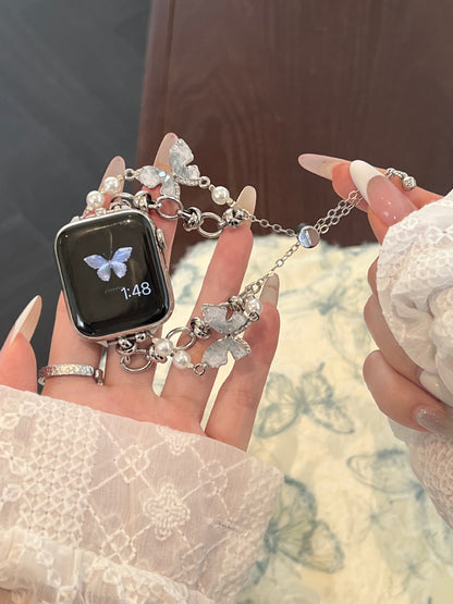 Gravel Butterfly Bead Necklace Series Strap