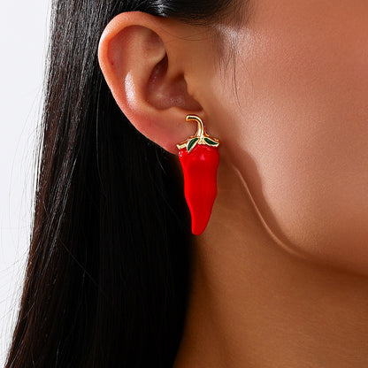 Red Chilli Women's Ear Studs Everyday Versatile