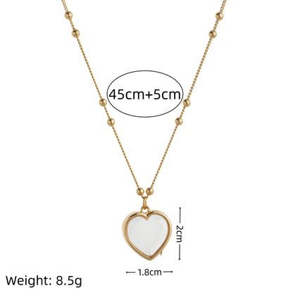 Love Glass Box Diy Necklace 12th Birthday Stone Pendant