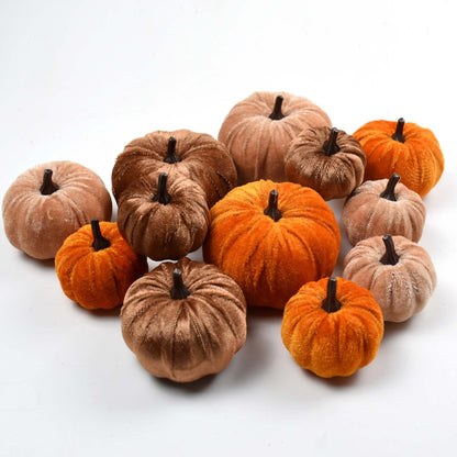 Thanksgiving Halloween Autumn Colorful Fabric Pumpkin Suit