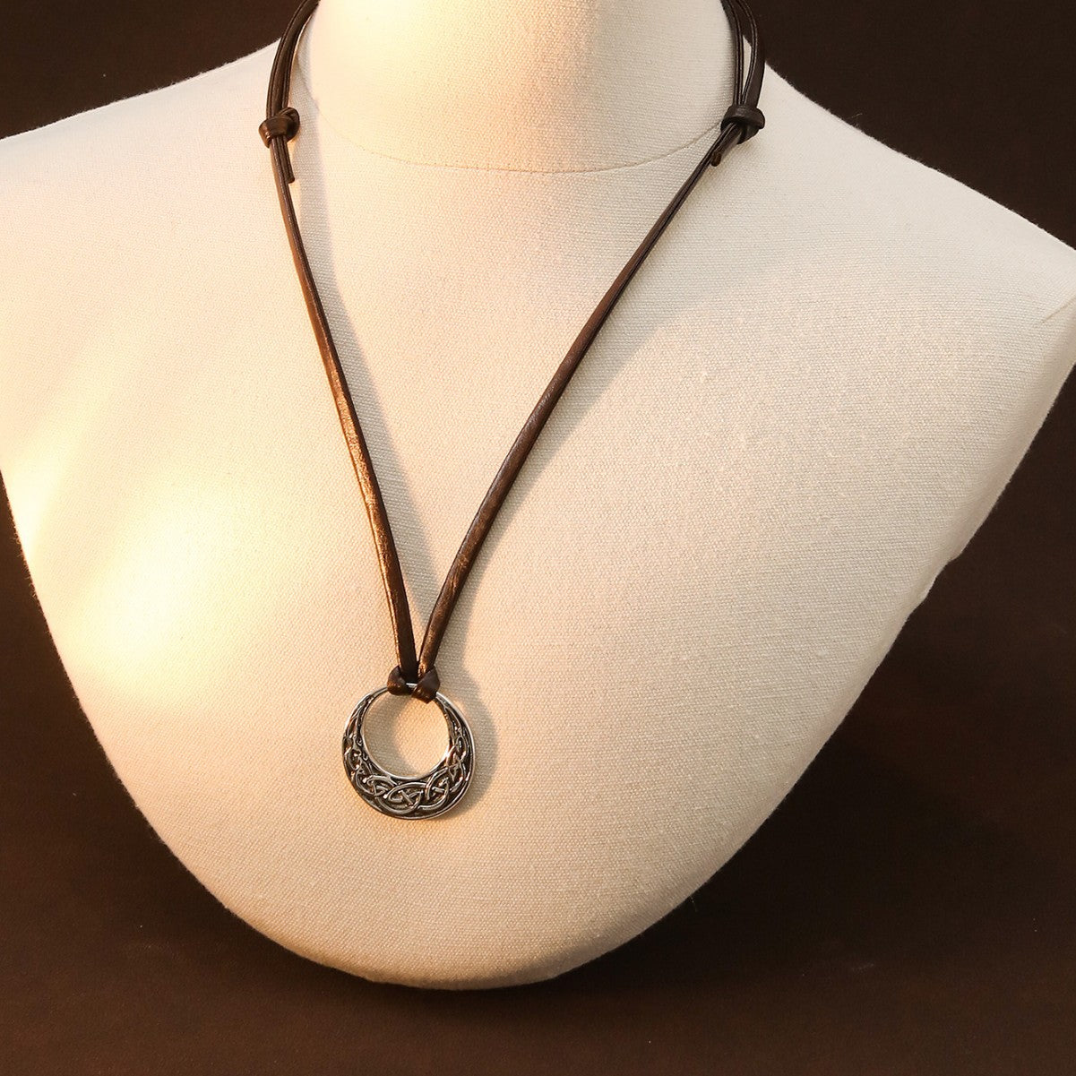 Nordic Ethnic Sweater Chain Trendy Cool Round Necklace