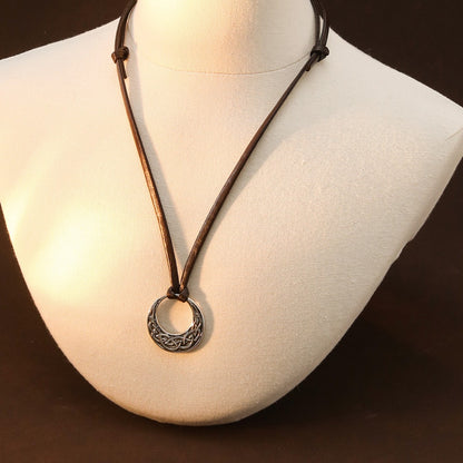 Nordic Ethnic Sweater Chain Trendy Cool Round Necklace