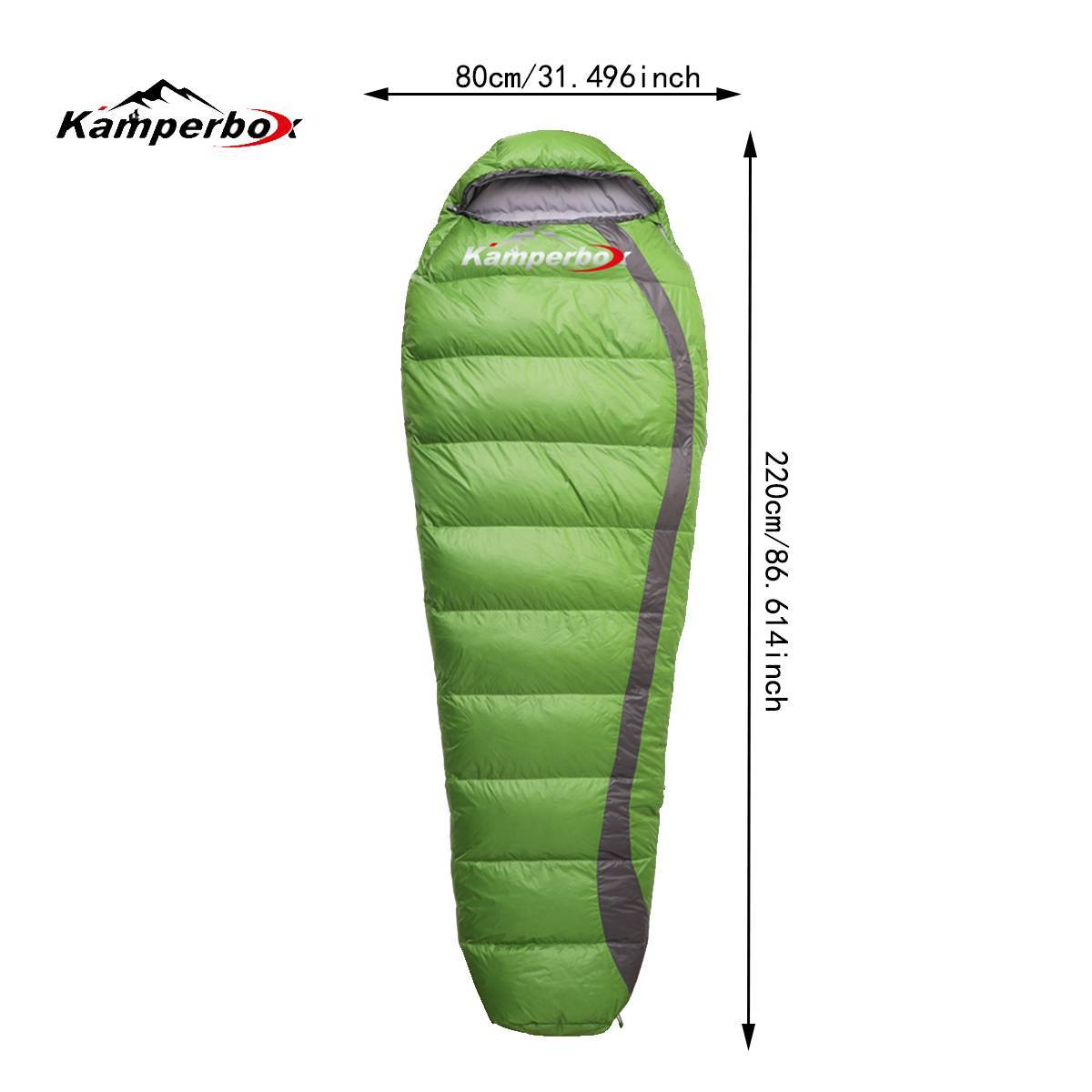 US Local Kamperbox Ultra Light Down Sleeping Bag Winter Sleeping Bag Camping Lightweight