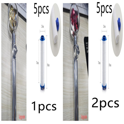 Turbo Propeller Shower Head Water Saving High Preassure Flow 360 Degrees With Fan Extension Showerhead Rainfall With Holder