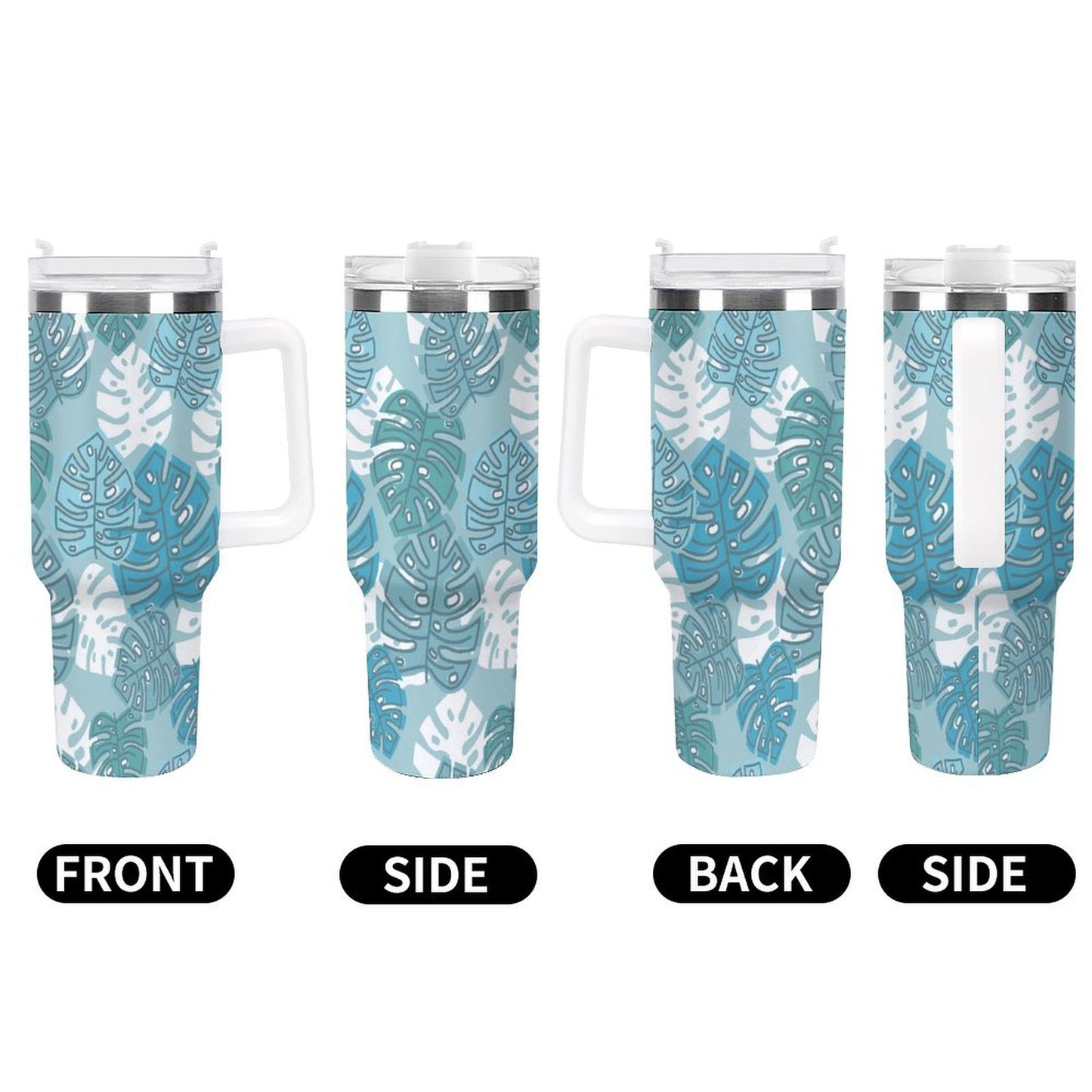 PHDT00121 POD US Local Tumbler 40 oz Large Capacity Car Cup Leaves