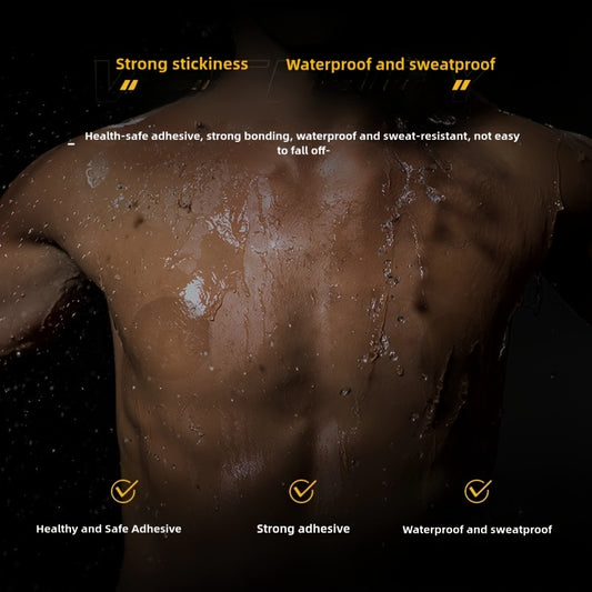 US Local Anti-Chafing Men's Nipple Covers For Running, Cycling, And Endurance Or Long-Distance Sports, Waterproof And Sweatproof Adhesive, Large Anti-Friction Guard, 40 Pairs