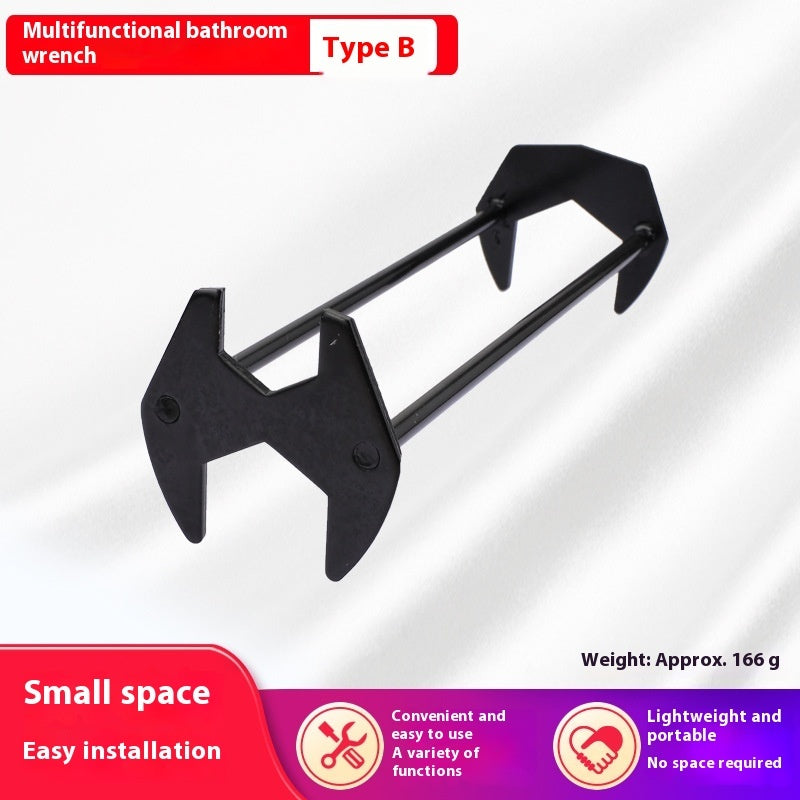 Multifunctional Kitchen And Bathroom Wrench Sink Faucet Four Claw Base 4 Points 6 Points Angle Valve Nut