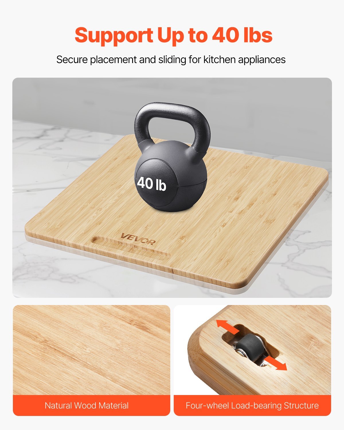 US Local Appliance Slider 13 X 16 In Sliding Tray For Kitchen Countertop