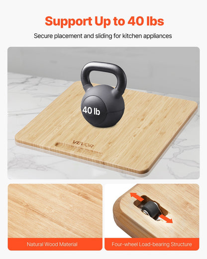 US Local Appliance Slider 13 X 16 In Sliding Tray For Kitchen Countertop