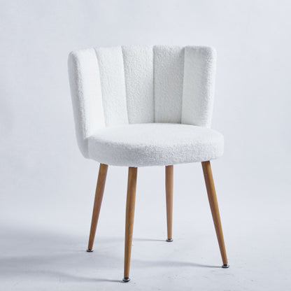 US Local Modern White Dining Chair 2-piece Set