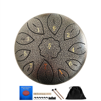 US Local 6-inch 11-tone Ethereal Drum C Steel Tongue Drum