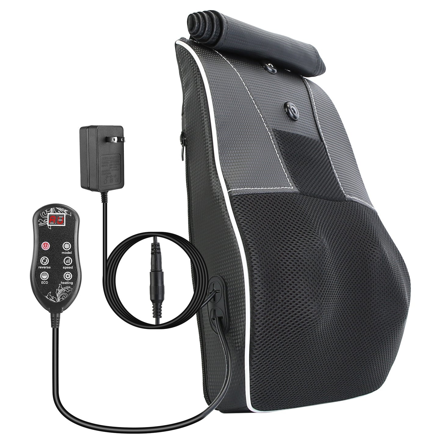 US Local 1Pc Back Massager With Heat 3D Kneading Massage Pillow Shiatsu Full Body Massager For Back Neck Waist Arm Abdomen Calf