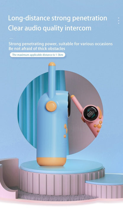 US Local Blue And Pink Walkie-talkies - Two Packs