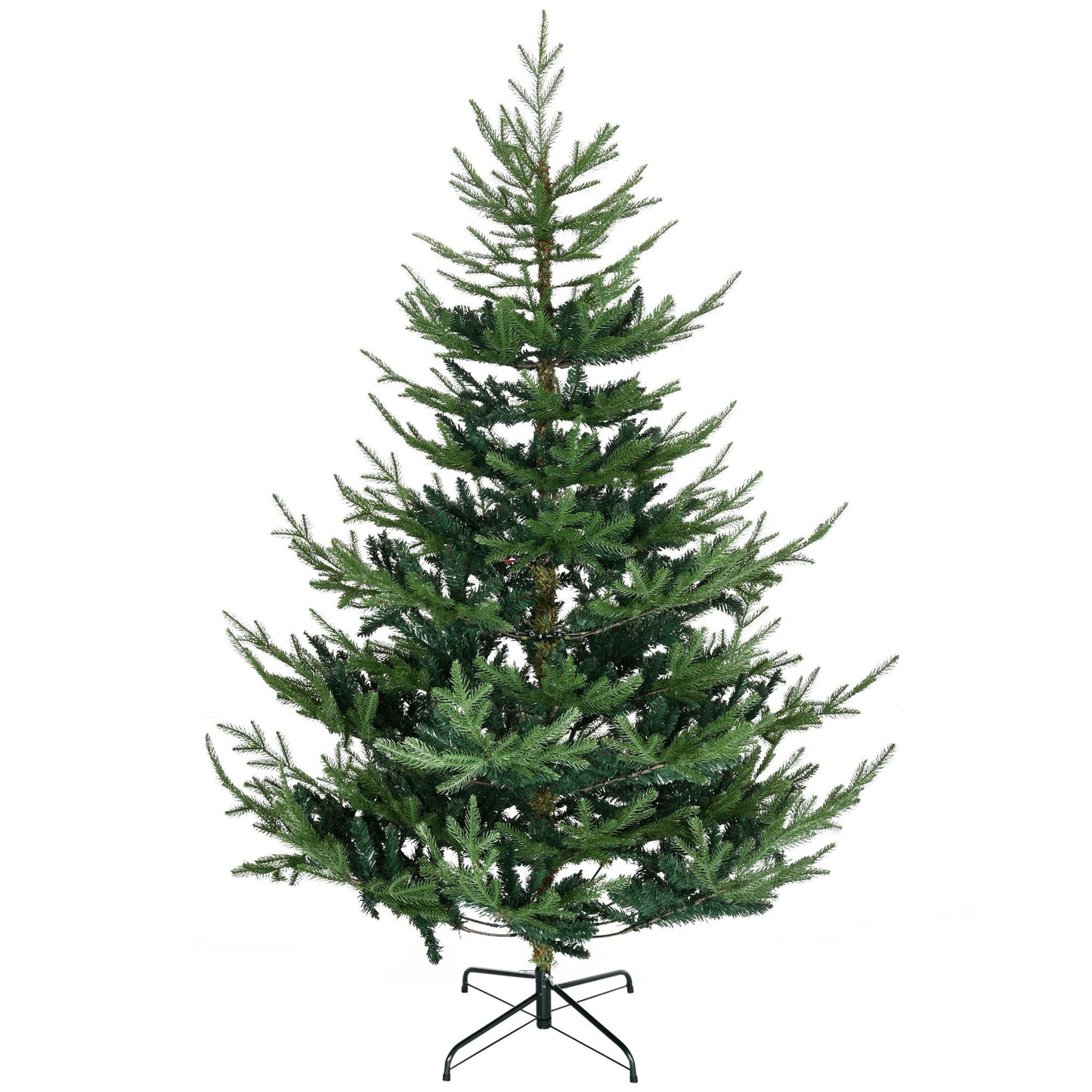 CA Local 6ft Artificial Christmas Tree With Metal Base, Xmas Tree