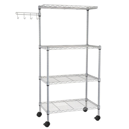 4-layer Powder Coating With Rotating Wave Hook, Microwave Oven Rack
