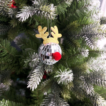 US Local 5PCS Christmas Mirror Disco Ball Decoration