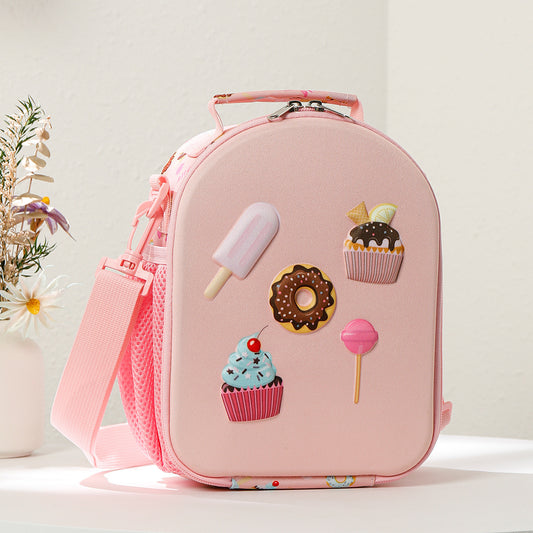 US Local Cute Lunch Insulated Bag, Portable Outdoor Makeup Bag, Insulated And Cold, Suitable For Holding Lunch And Cold Drinks, Also A Cute Backpack For Children