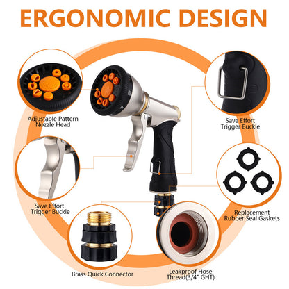 US Local Home Fashion Simple 9 Function Garden Hose Spray Gun